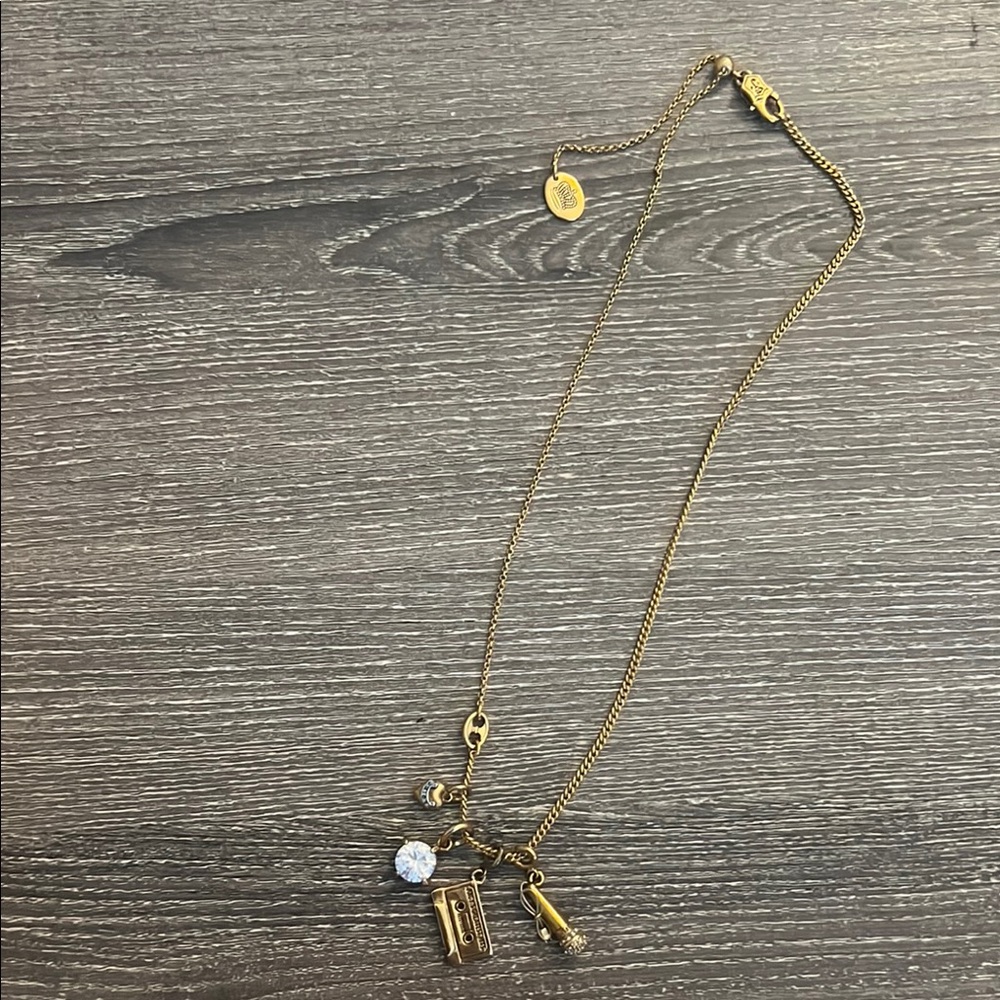 Juicy Couture Gold Charm Necklace